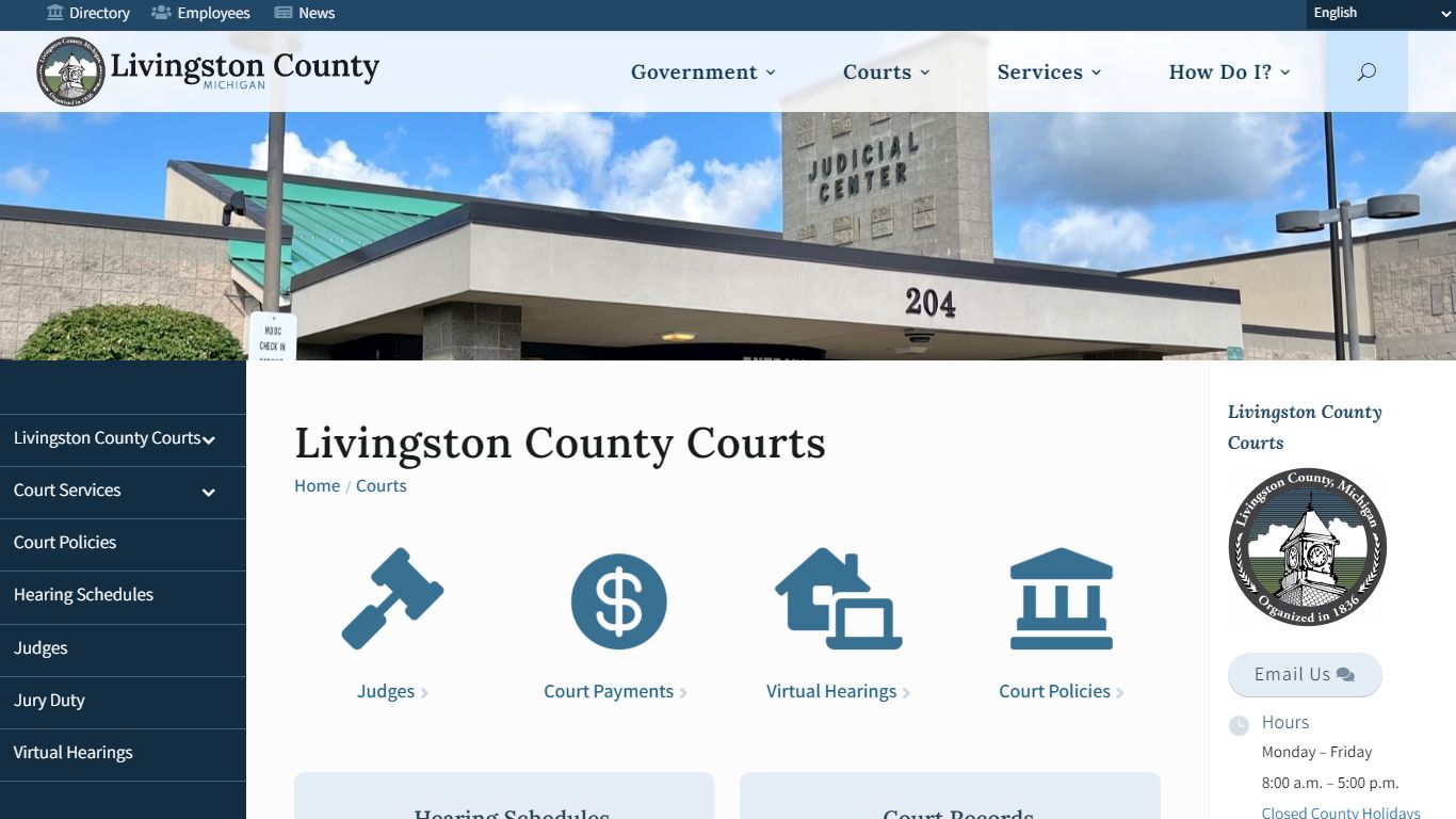 Courts - Livingston County, MI